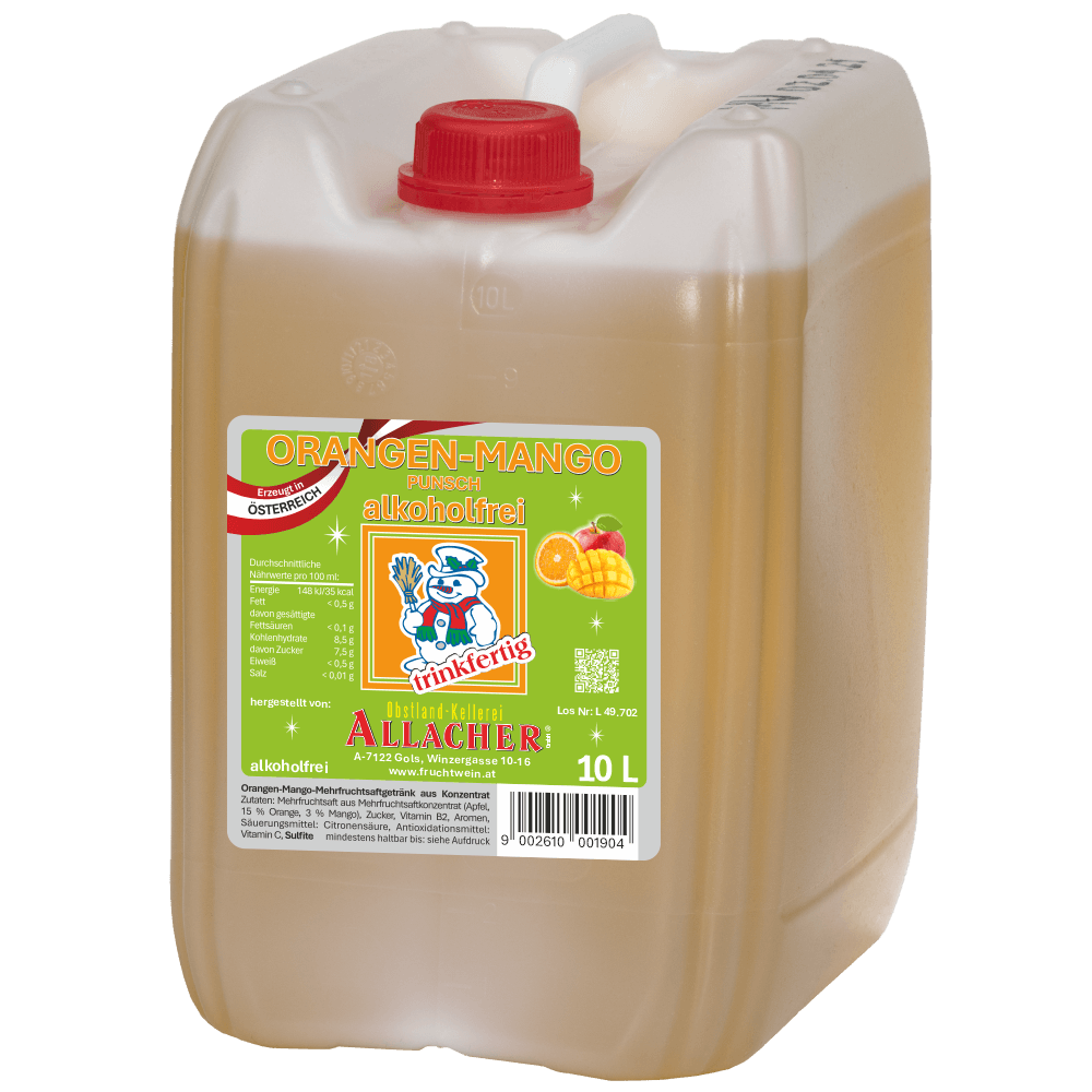 Orangen-Mango-Punsch